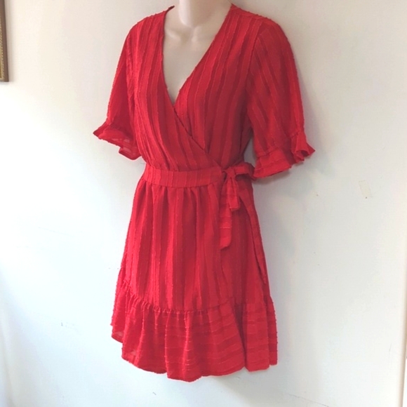 Hello Molly Waiting To Find You Wrap Dress 6 - Picture 6 of 16